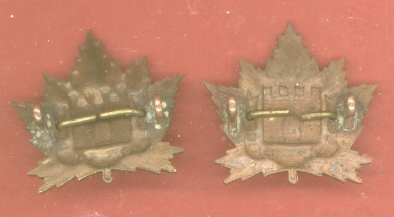 Canadian Fort Garry Horse 1st pattern collar badges — image 2