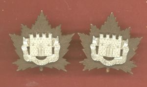 Canadian Fort Garry Horse 1st pattern collar badges