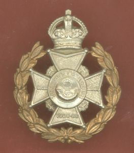 7th (Robin Hood) Bn. Sherwood Foresters NCO cap badge.