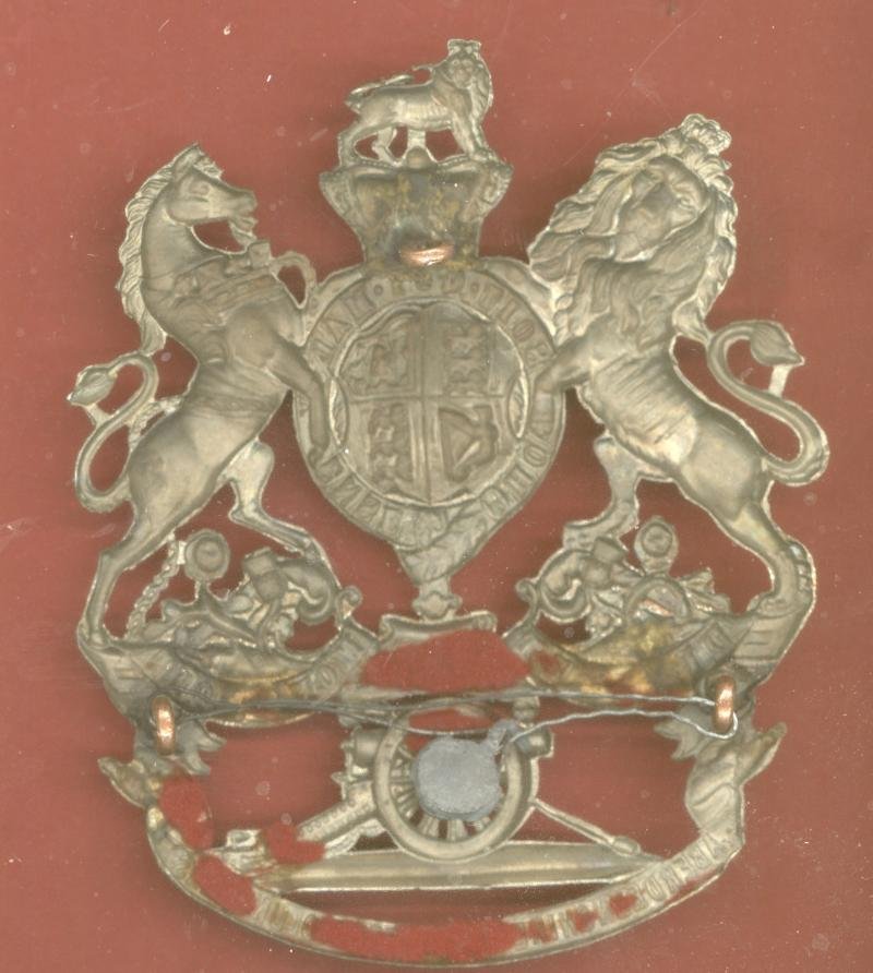 Scottish Aberdeenshire Artillery Volunteers Victorian helmet plate — image 2