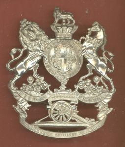 Scottish Aberdeenshire Artillery Volunteers Victorian helmet plate