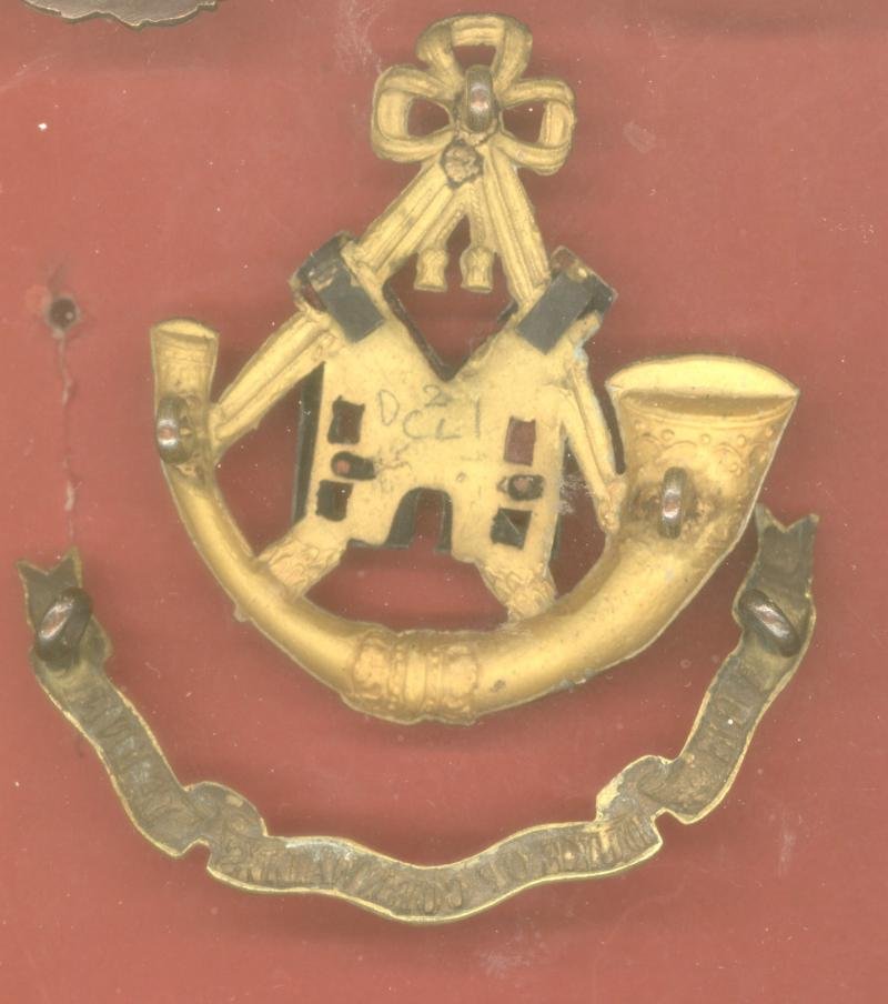 Duke of Cornwalls Light Infantry Victorian Officer's cap badge — image 2