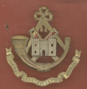Duke of Cornwalls Light Infantry Victorian Officer's cap badge