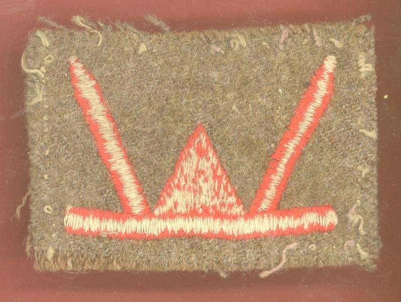 53rd Welch Infantry Division WW2 cloth formation sign — image 2