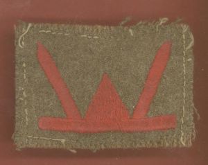 53rd Welch Infantry Division WW2 cloth formation sign