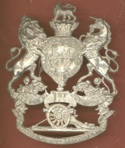 Scottish 1st Argyll & Bute Artillery Volunteers Victorian Officer's helmet …