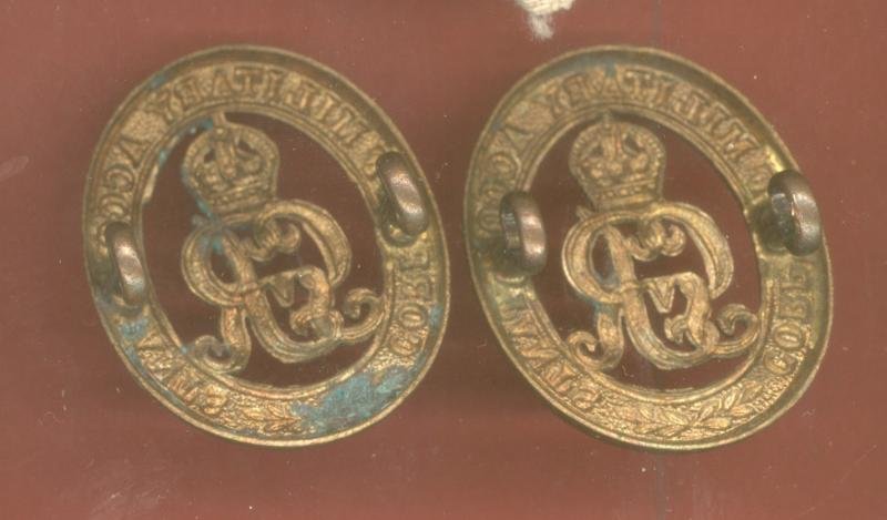 Corps of military Accountants OR's collar badges — image 2