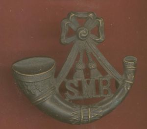 South African Southern Mounted Rifles Edwardian cap badge