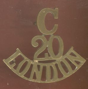 C / 20 / LONDON 20th Bn. London Regiment Cadets …