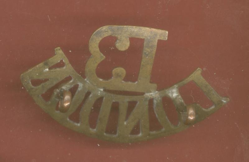 13 / LONDON WW1 Greatcoat shoulder title — image 2