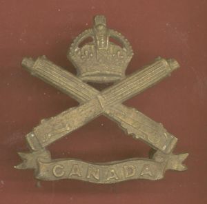 Canadian Machine Gun Corps Style 'C' Cap Badge,