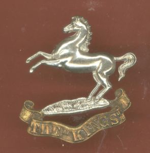 The King's Liverpool Regiment Victorian Or's Cap Badge