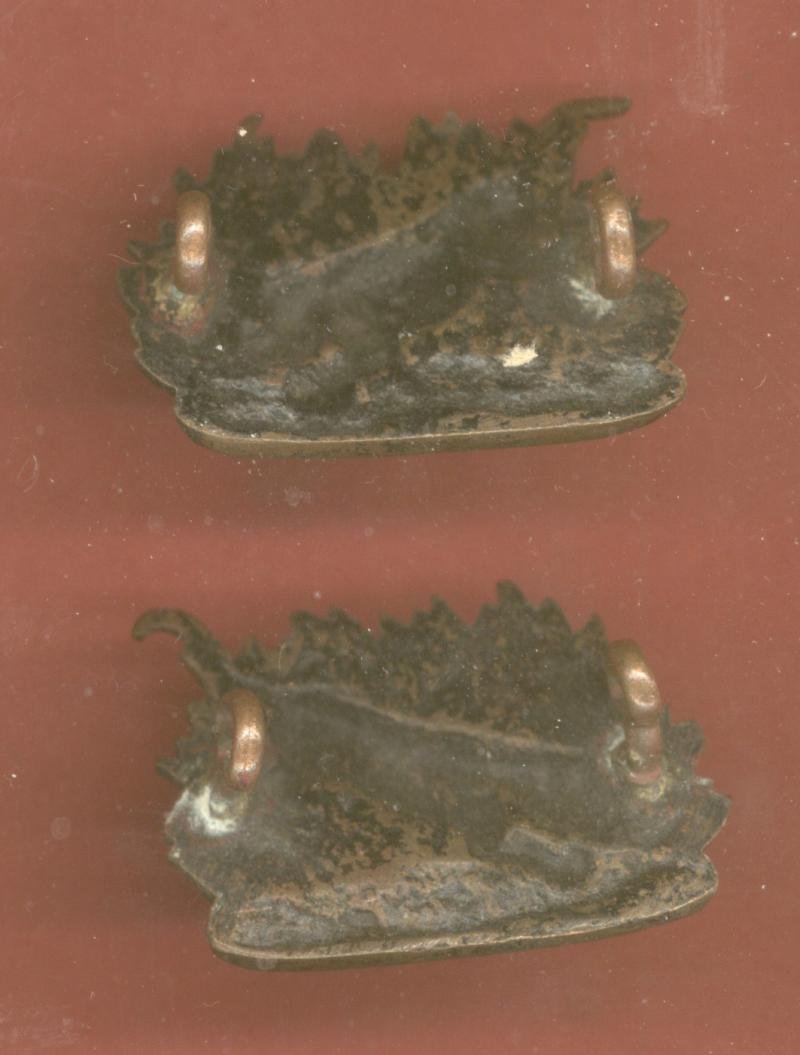 West African Regiment Officer's OSD collar badges. — image 2