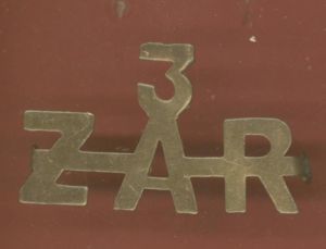 South African 3/ZAR 3rd Zuid Afrikaans Ruiters WW1 shoulder title