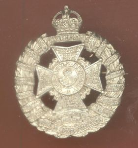 The Rifle Brigade Prince Consort's Own WW2 Officer's hallmarked silver …