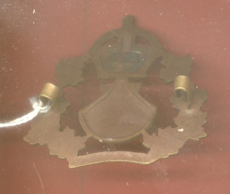 Canadian Militia 44th Lincoln & Welland Regiment Officer OSD cap badge — image 2