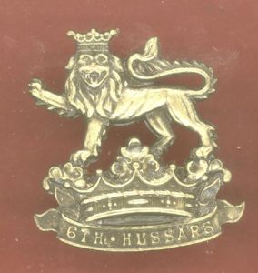 Canadian Militia 6th D.O.C. Royal Canadian Hussars Cap Badge