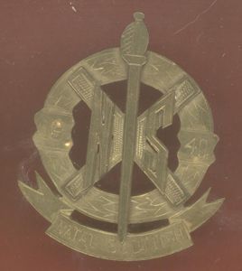 South African Natal Scottish WW2 Officer's glengarry badge