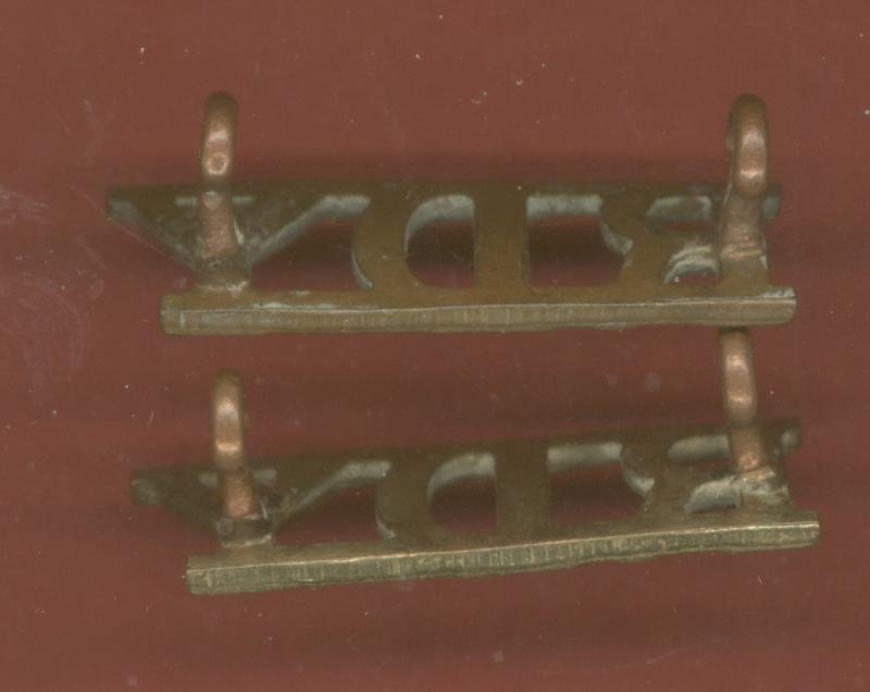 R.D.Y. Royal Devonshire Yeomanry shoulder titles — image 2