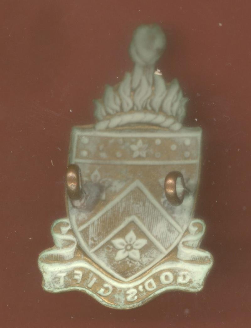 Alleyn's School, London O.T.C. cap badge — image 2