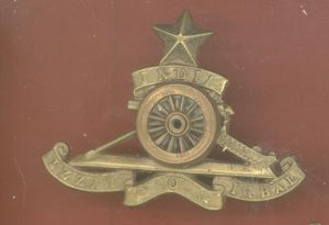 Indian Army Mountain Artillery cap badge