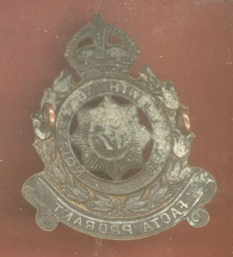 Australian 17th Infantry Battn (North Sydney Regt) slouch hat badge — image 2