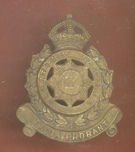 Australian 17th Infantry Battn (North Sydney Regt) slouch hat badge