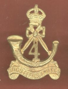 4th King's African Rifles cap badge