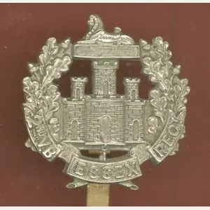 2nd VB The Essex Regiment Edwardian cap badge