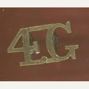 4 G 4th Gurkha Rifles shoulder title