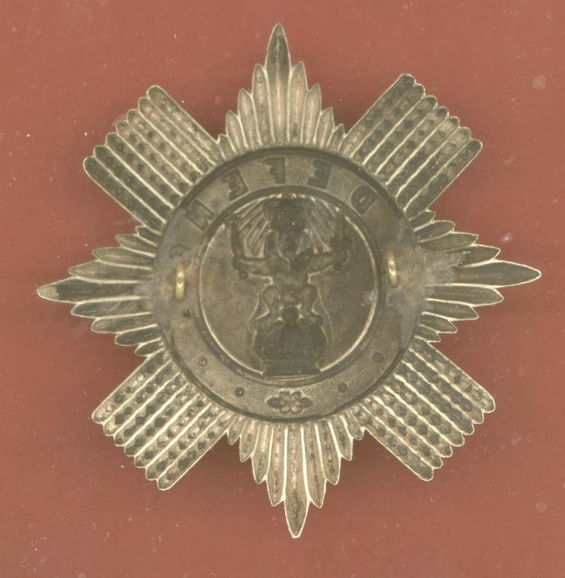 Scottish 2nd Administrative Battalion Forfar & Angus Rifle Volunteers shako plate — image 2