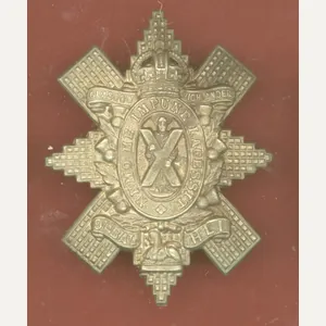Scottish WW1 Glasgow Highlanders 9th Bn.HLI OR's glengarry badge