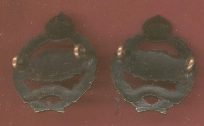 Royal Tank Corps Officer's OSD collar badges — image 2
