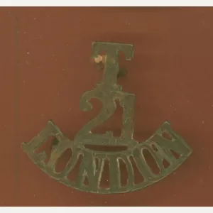 T/ 21 / London WW1 shoulder title