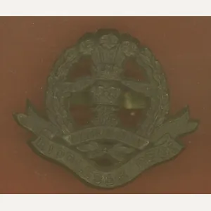 Middlesex Regiment WW2 plastic economy cap badge