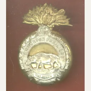 Canadian Edmonton Fusiliers cap badge