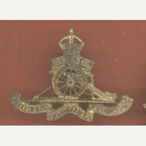 Canadian Field Artillery beret badge