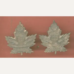 Canadian 229th South Saskatchewan Bn. WW1 CEF collar badges