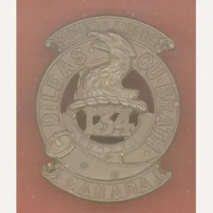 Canadian 134th (48th Toronto Highlanders ) Bn. WW1 CEF glengarry …