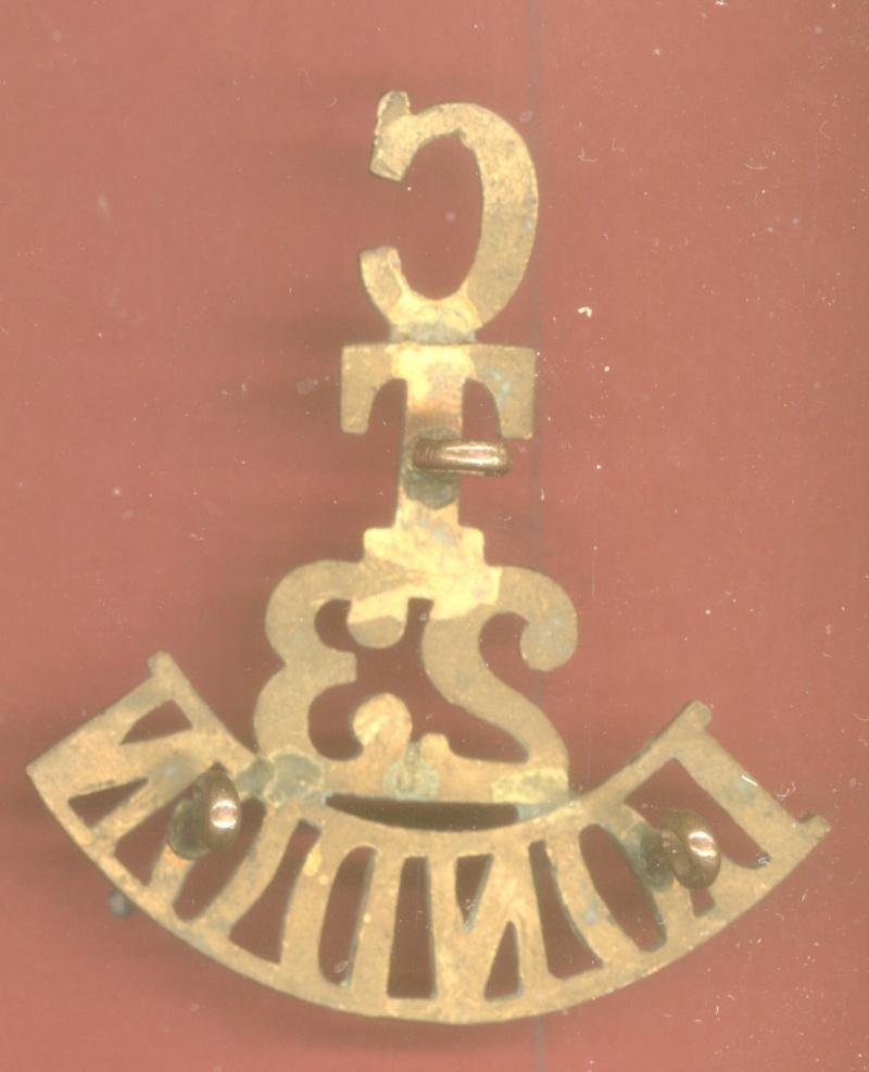 C / T / 23 / LONDON WW1 Cadet's shoulder title — image 2