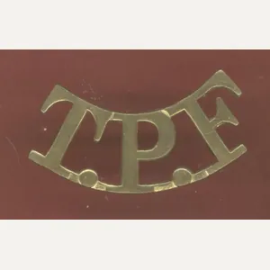 British Colonial Trinidad Police Force shoulder title