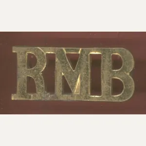 R.M.B. Royal Marines Band shoulder title