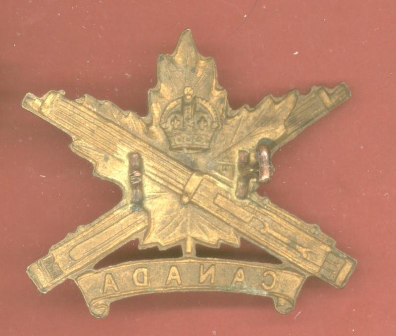 Canadian 2nd Machine Gun Battalion WW1 CEF cap badge — image 2