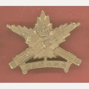 Canadian 2nd Machine Gun Battalion WW1 CEF cap badge