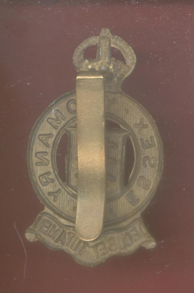 The Essex Yeomanry Or's cap badge — image 2