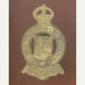 The Essex Yeomanry Or's cap badge