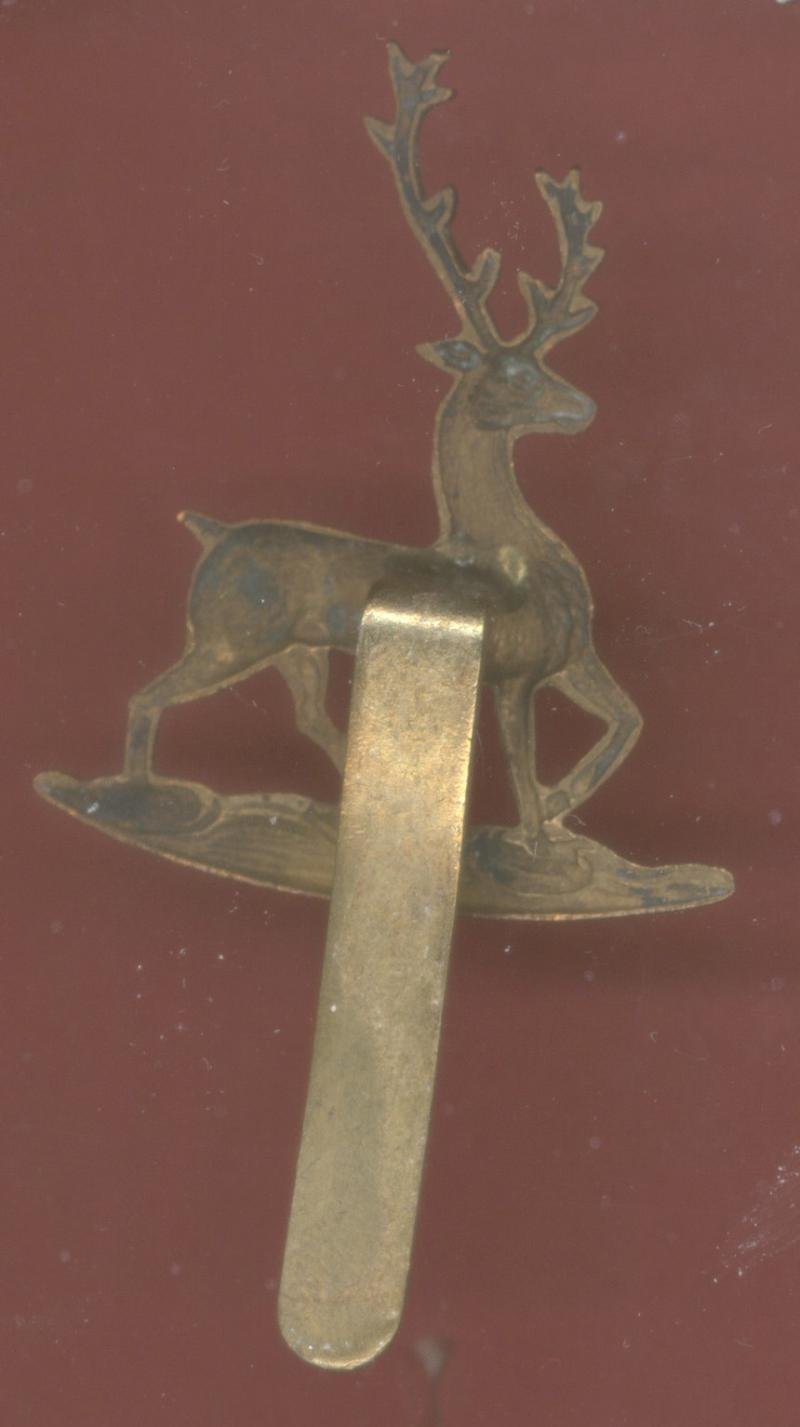 Hertfordshire & Bedfordshire Yeomanry cap badge — image 2
