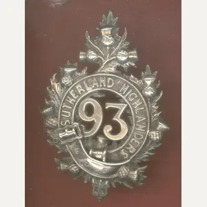 Scottish 93rd Sutherland Highlanders Regiment of Foot Victorian SNCO's glengarry …