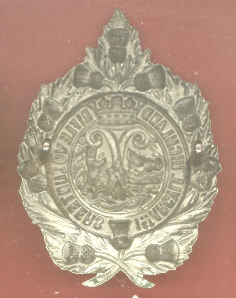 Scottish 1st Argyll Highland Rifle Volunteers Victorian glengarry badge. — image 2