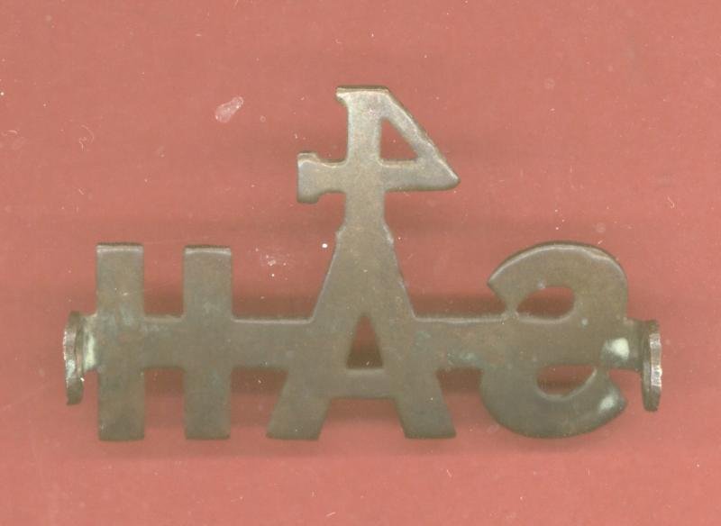 South African 4/SAH 4th South African Horse WW1 shoulder title — image 2